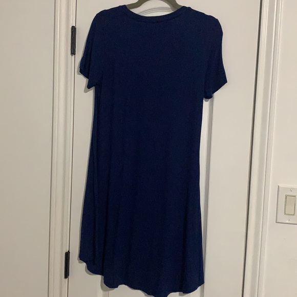 Lulu’s Better Together Navy Blue Shirt Dress - Picture 3 of 4